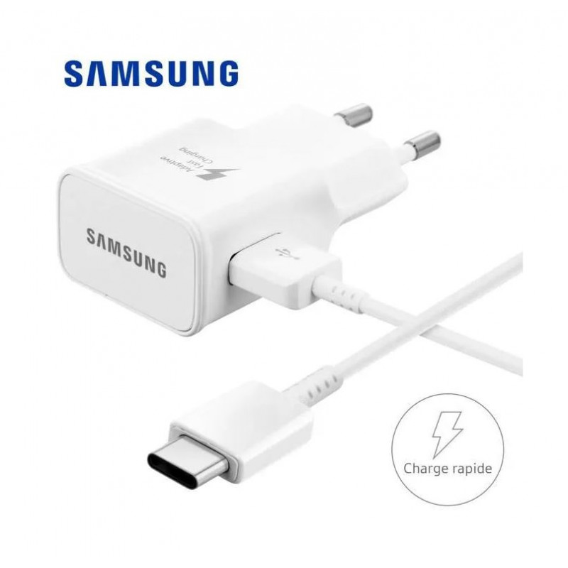 Chargeur rapide adaptatif USB Type C pour Samsung Galaxy A13 5G, S10, S9, S8 Plus