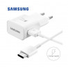 Chargeur rapide adaptatif USB Type C pour Samsung Galaxy A13 5G, S10, S9, S8 Plus