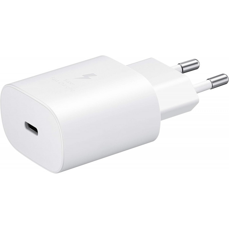 Chargeur Secteur USB-C 25W Power Delivery EP-TA800EWE Original Samsung Blanc