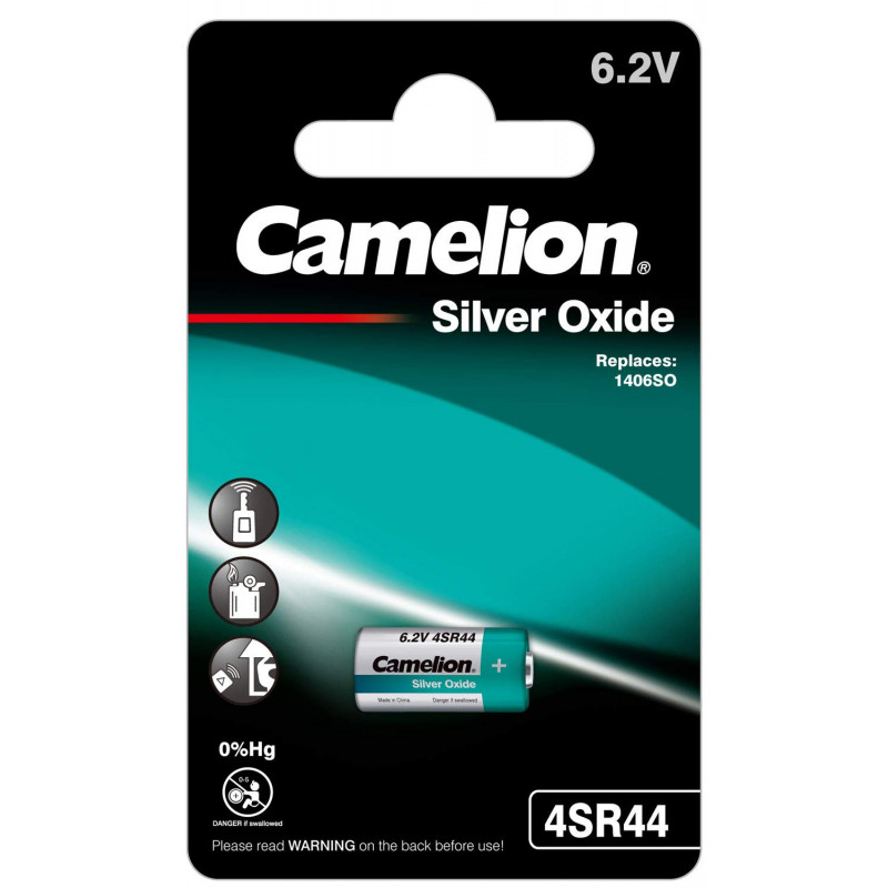 Camelion 14051444 Pile Jetable 4SR44/PX28 chrome/4SR44