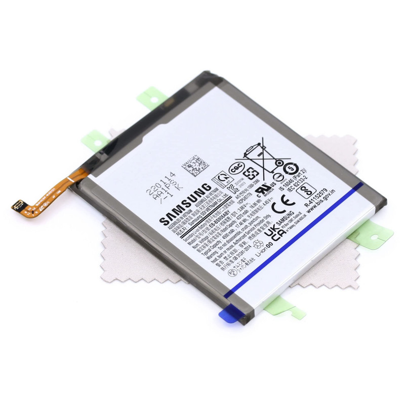 Batterie pour d'origine EB-BS906ABY pour Samsung Galaxy S22 Plus (S906B) avec Chiffon de Nettoyage d'écran mungoo multicolore