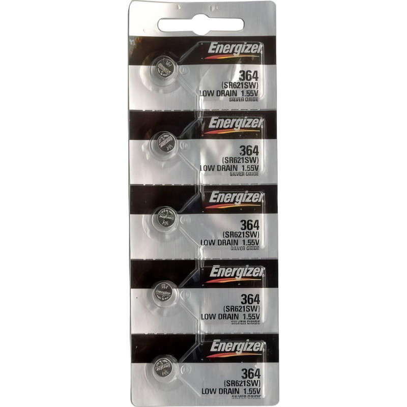Energizer Piles de Montre 364/363 SR621SW