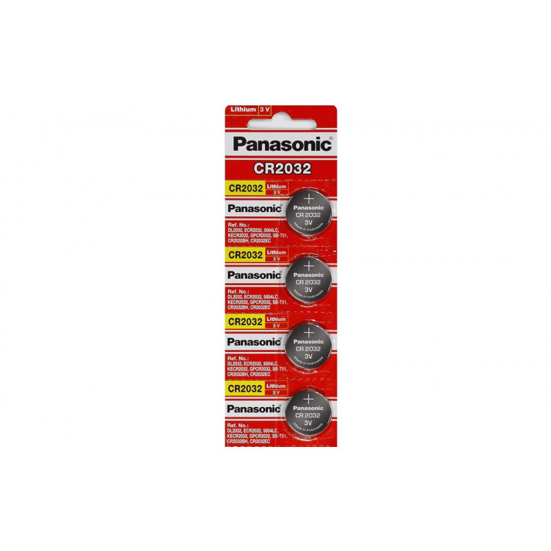 Panasonic Pile CR2032 (pack de 4) pile bouton au lithium 3V