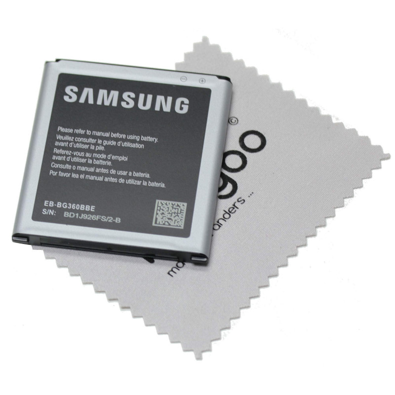 Batterie pour d'origine Samsung BG360BBE pour Samsung Galaxy Core Prime (G360F/G361F) mungoo ecran chiffon de nettoyage