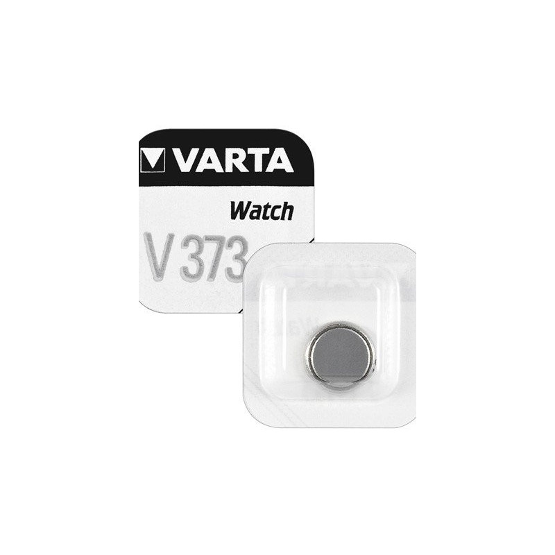 Varta Pile oxyde d'argent V373 1,55 V 1,6 mm 9,5 mm argenté