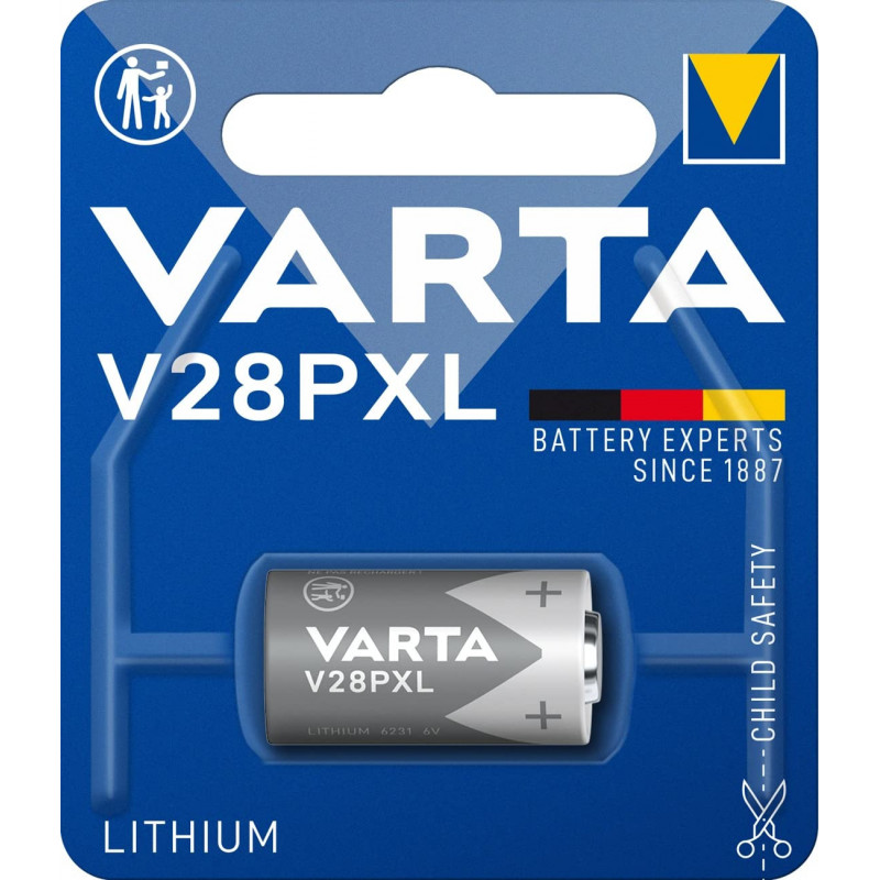 Varta v28PXL batterie au lithium 6 v 170 mAh