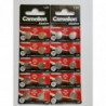 Camelion Lot de 20 piles bouton AG10 LR54 389 GP62A SR1130W