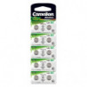 Camelion Pack de 10 piles Alkaline AG1 métallique
