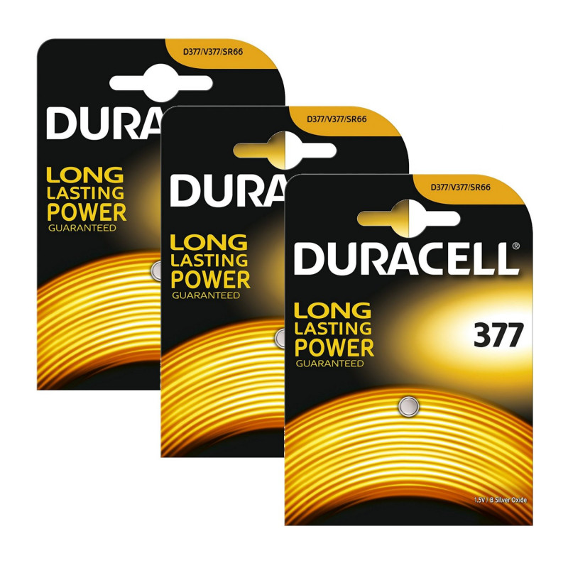 Duracell Oxyde d'argent Piles DC