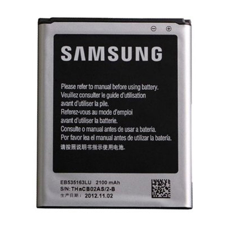 Samsung - Batterie d Origine Samsung EB535163LU pour Galaxy Grand/Plus/Neo (2100 mAh) Noir