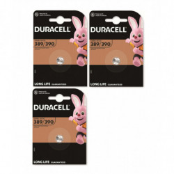 3 piles Duracell 389/390...