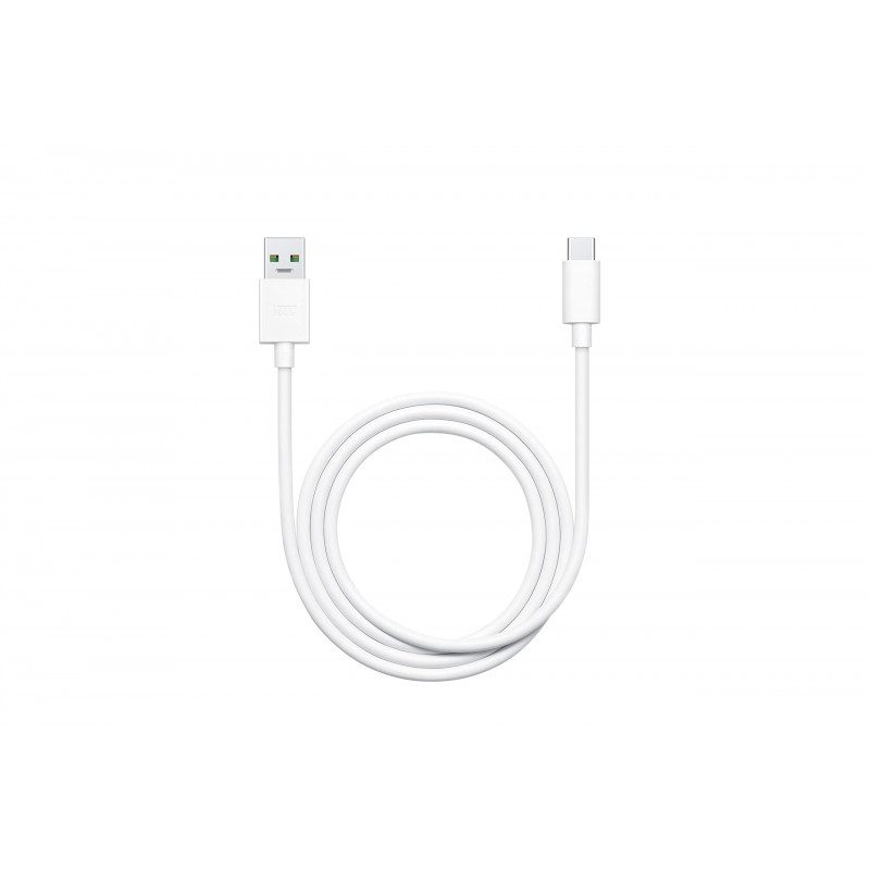 OPPO - Câble USB Type C SuperVooc, charge ultra rapide, 1 mètre - Blanc blanc