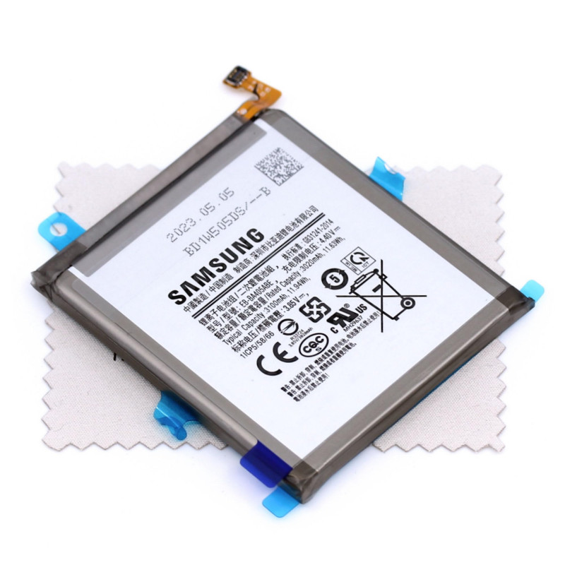 Batterie pour d'origine Samsung EB-BA405ABE Batterie pour Samsung Galaxy A40 (A405F) avec Chiffon de Nettoyage pour écran Mungoo