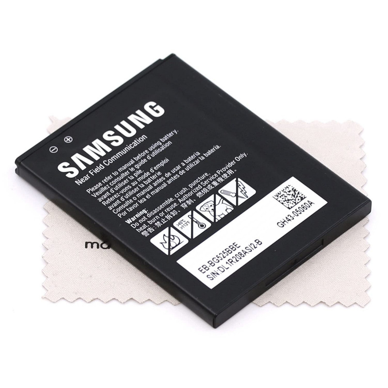 Batterie pour d'origine EB-BG525ABY pour Samsung Galaxy Xcover 5 (G525F) avec Chiffon de Nettoyage d'écran mungoo multicolore