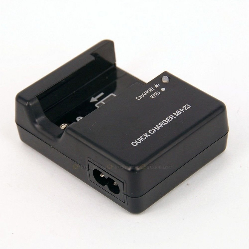 Langcheng Chargeur de Batterie MH-23 pour Nikon en-EL9/EL9a 7,4V DC 2 heures de temps de charge, Compatible avec Nikon D5000, D3