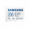 Samsung Evo Plus 256 Go microSD SDXC U3 Classe 10 A2 Carte mémoire 160 Mo/s Adaptateur 2021 MB-MC256KA APC rouge