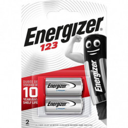 Energizer Pile CR123, Piles...