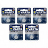 Lot de 5 Varta CR1632