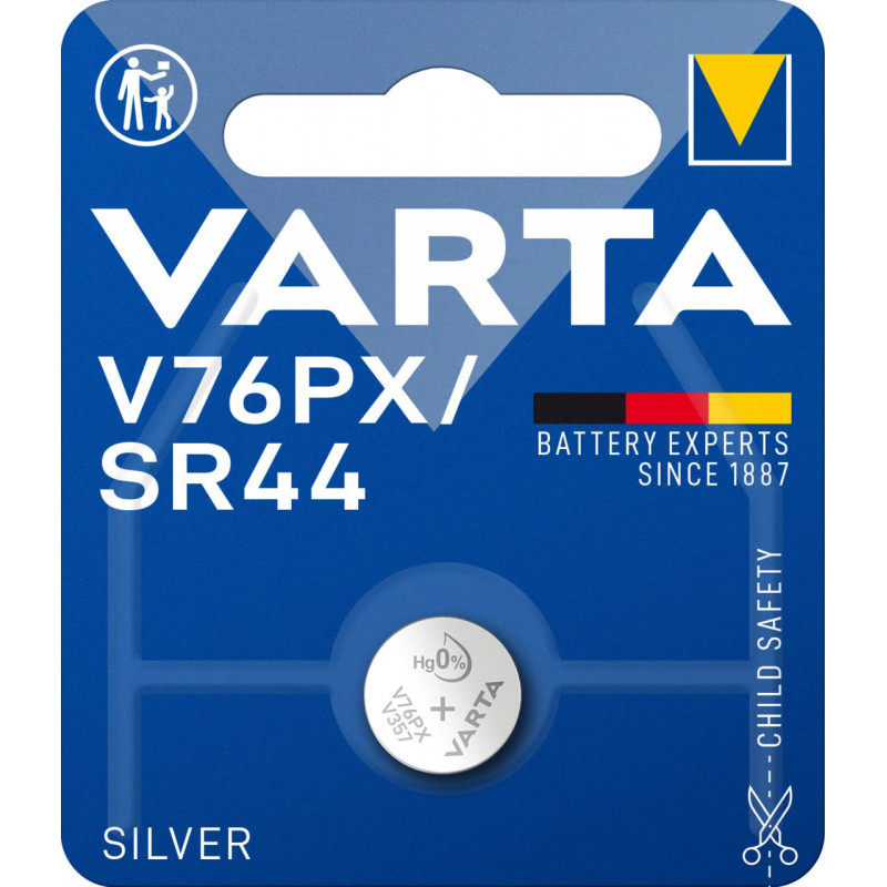 Varta 1 Unité (Lot de 1)/V76PX/SR44