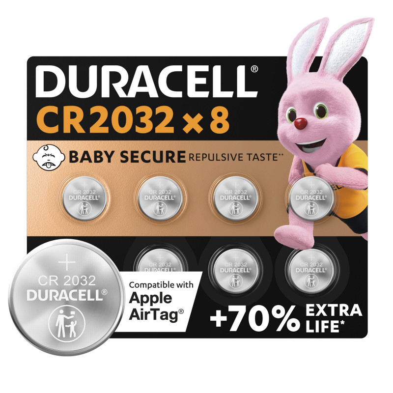 8 x Duracell Cr 2032