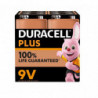 9V Duracell Lot de 4 piles