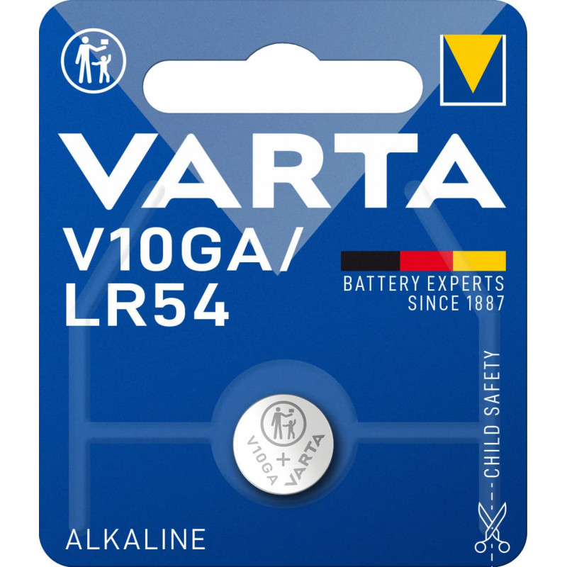 VARTA V10GA stainlesssteel/1 Unité (Lot de 1)