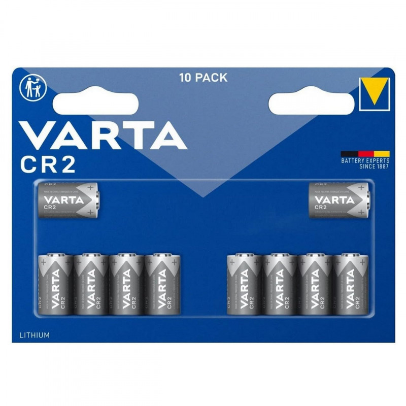 VARTA Piles CR2 lot de 10