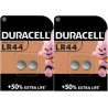 4 Piles bouton LR44 DURACELL V13GA AG13 L1154 A76