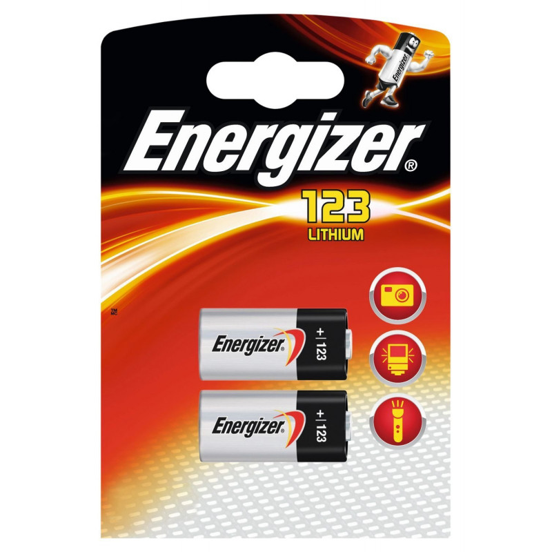 ENERGIZER 6 Blisters de 2 CR123