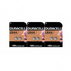 6 x Duracell LR44 A76 V13GA...