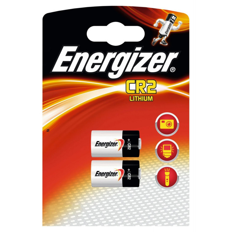 Energizer Lot de 2 piles CR2 Photo Lithium 3V