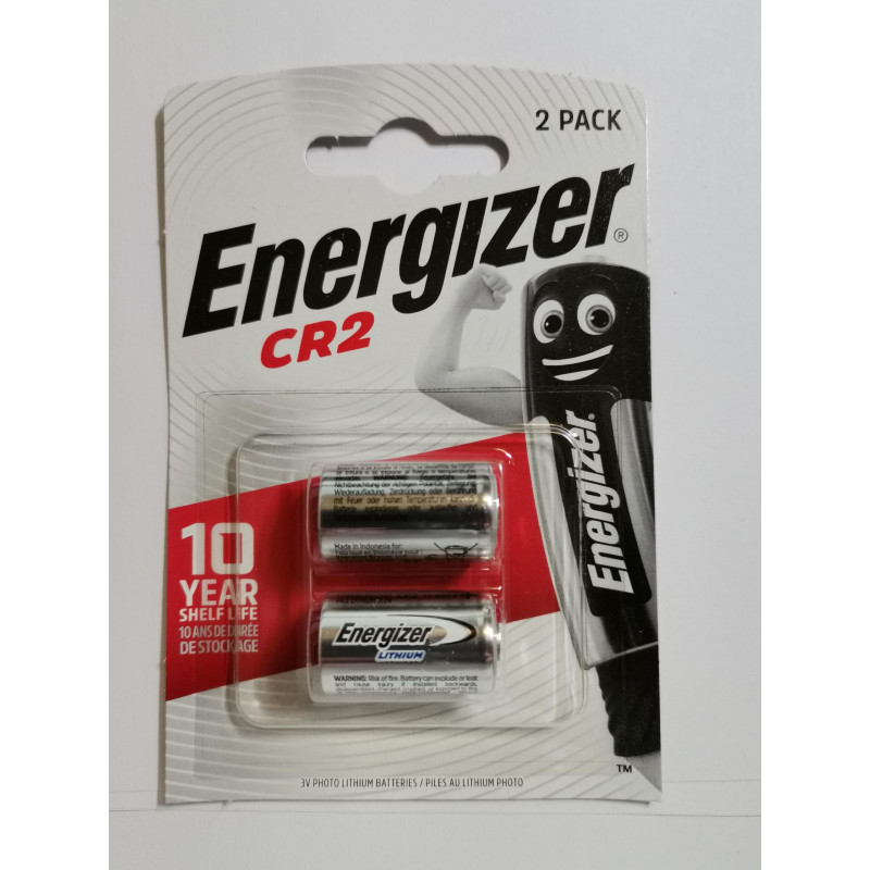 Energizer® Batterie LITHIUM Photo, Lithium CR15H270, CR2, 3 V, 800 mAh (2 pièces), 1 paquet de 2