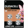 4 piles Duracell 2016 Lithium (1 blister de 4 batteries) 4