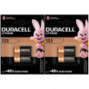 Duracell Ultra Lithium Lot de 4 piles CR123 3 V pour appareil photo numérique – équivalentes à DL123, EL123A, CR123A et CR17345