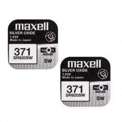 2 x Maxell 371 SR920SW 0%...