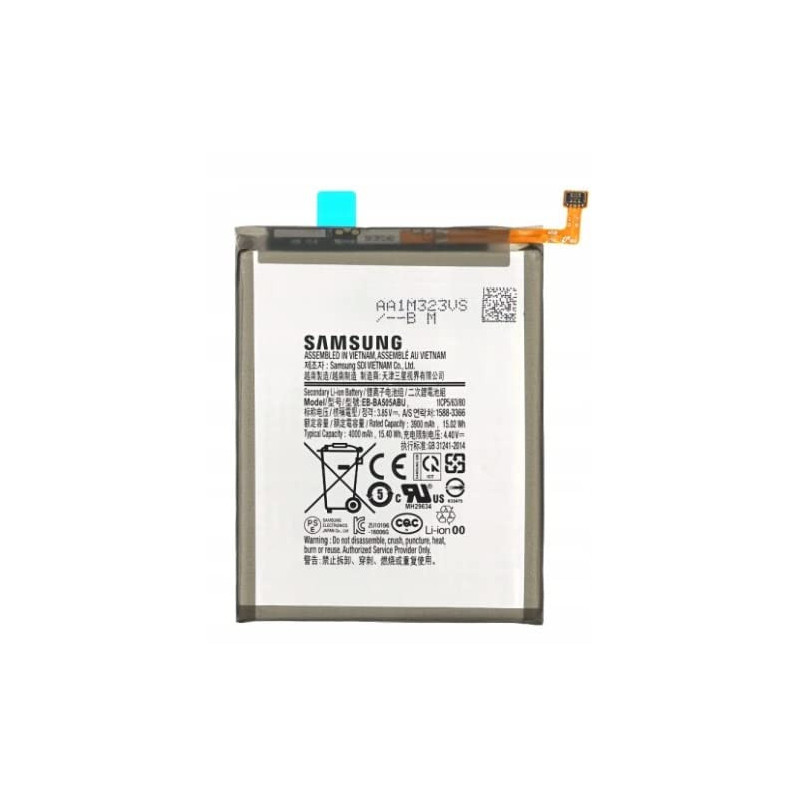 Batterie pour d'origine Samsung EB-BA505ABU pour Samsung Galaxy A50 (A505F), Galaxxy A30 (A305F), Galaxy A20 (A205F)
