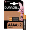 Duracell AAAA Pile alcaline 1,5V, Lot de 2 (LR8D425), pour Stylets numériques (Suface Pen), dispositifs médicaux et phares