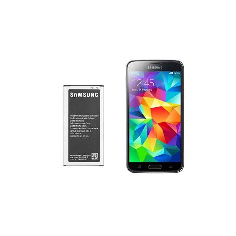 SPARFIX® - Batterie d'origine EB-BG900BBU Pour Samsung Galaxy S5 G900 G900A G900P