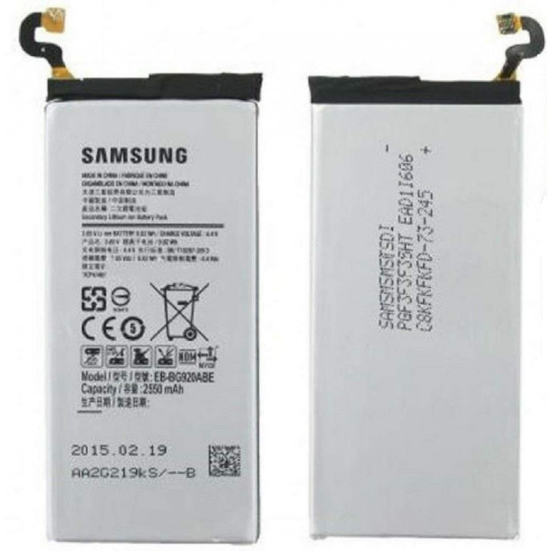 EB-BG920ABE Batterie de rechange d'origine pour Samsung Galaxy S6 G920F
