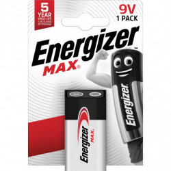 Energizer 9V Max (Pack de 1)