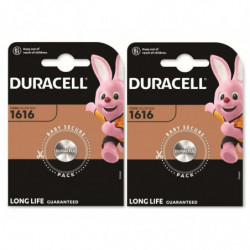 2 piles Duracell 1616