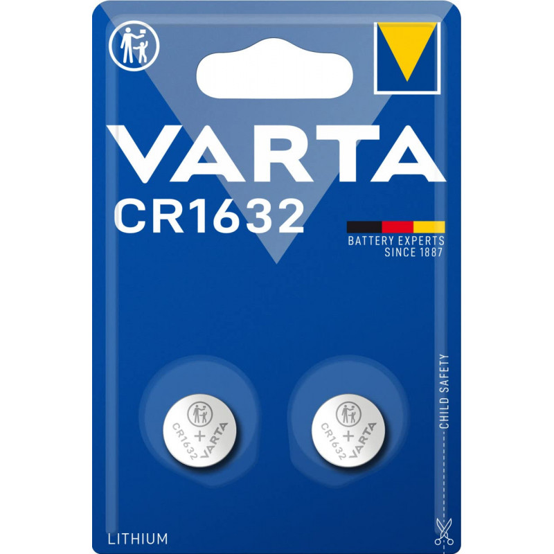 Varta Pack de 2 Piles CR1632