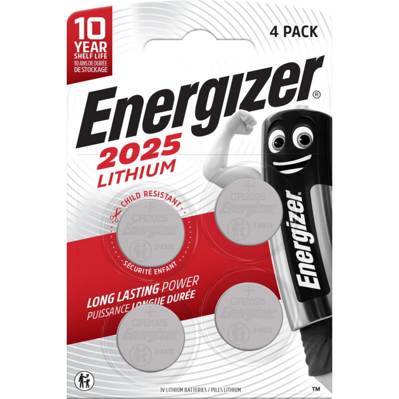 Energizer CR2025 Lot de 4