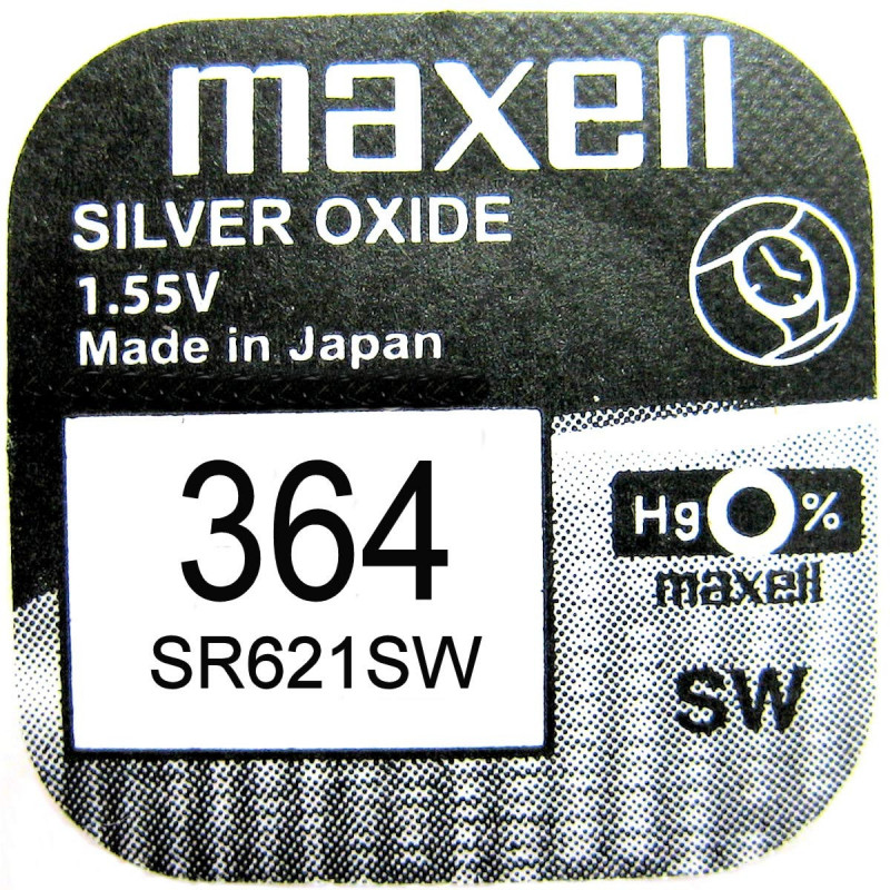 MAXELL 364 x 1 piles / SR621SW
