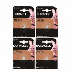 lot de 4 piles Duracell 389