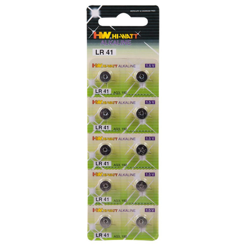 Camelion AG 3/LR41/LR736/392 acier inoxydable/(Pack of 10)