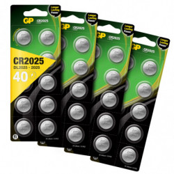cr2025 GP LOT DE 40 pcs
