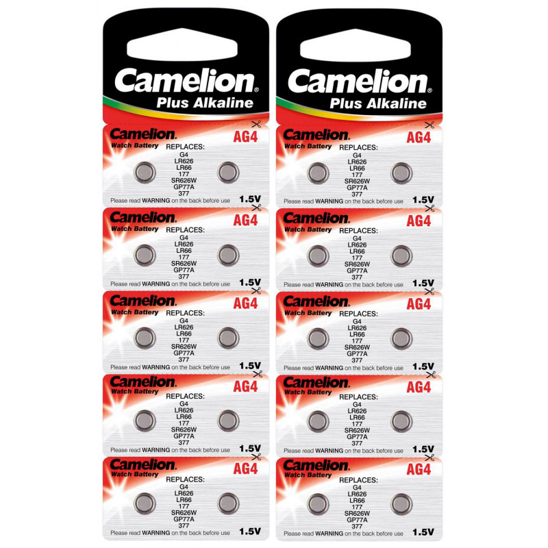 AG4 PAR 20 PILES Camelion