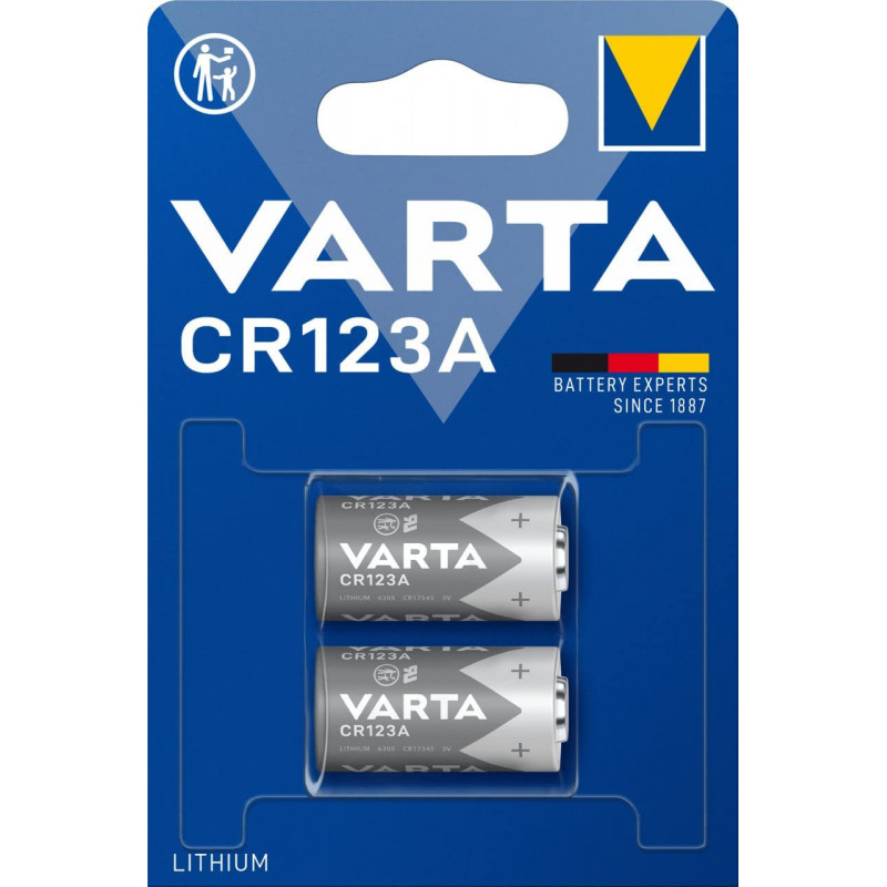Cr123A x 2 varta