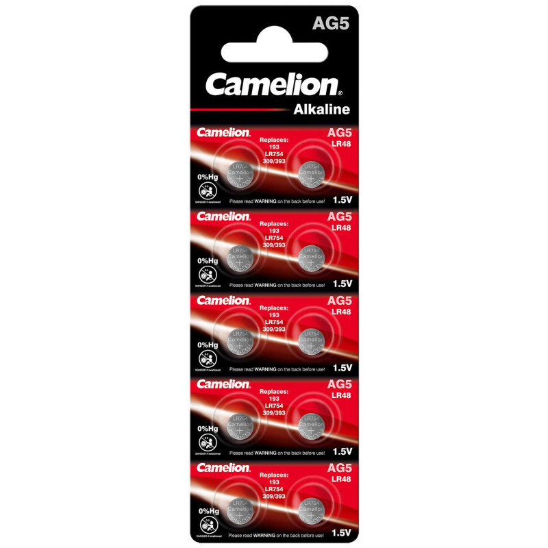 Camelion AG 5 LR48 Set de 10 Piles multicolore/10 Unité (Lot de 1)